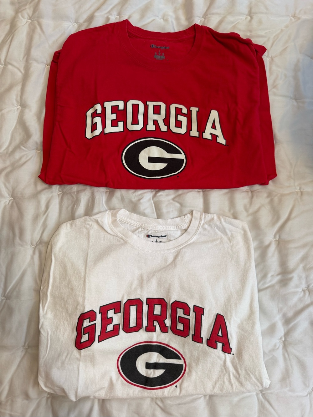 Champion Georgia Graphic Tee - Red & White
